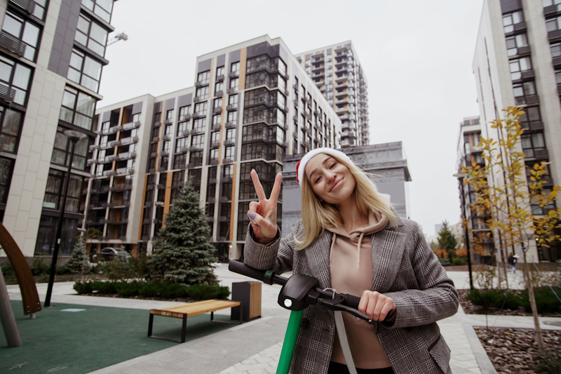 apartment blocks